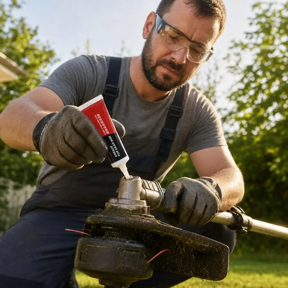 Lawn Mower Grease Gear Grease Multi-Function Lubricant Long-Lasting Refueling Nozzle Thread Design For Hedge Trimmers