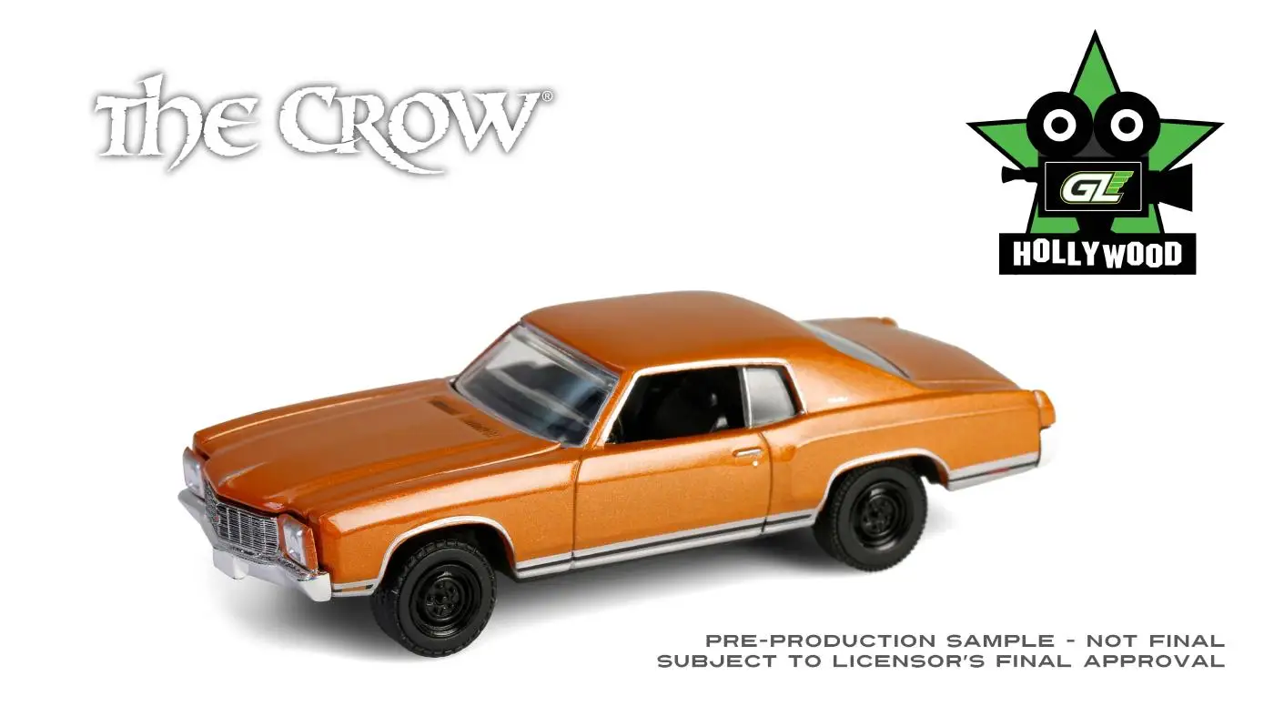 

1:64 Hollywood Series 43- Raven (1994) -1971 Chevrolet Monte Carlo Advanced Collection Ornament Car Models