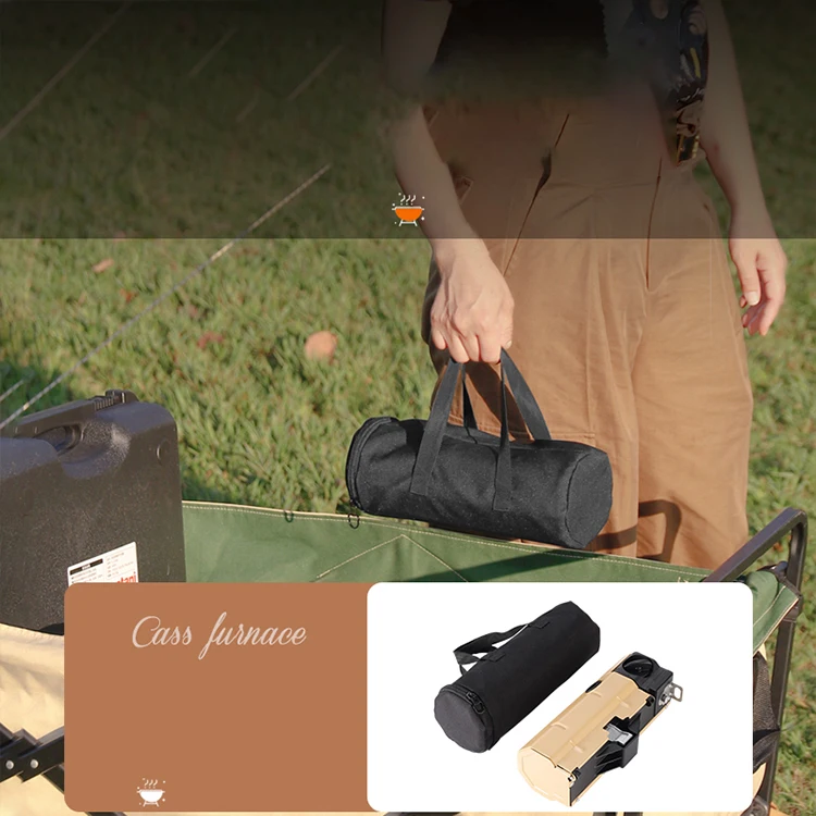 Fogão de cassete ao ar livre acampamento panelas cartão fogão magnético campo gás seguro à prova de explosão bloqueio portátil fogão de aço inoxidável