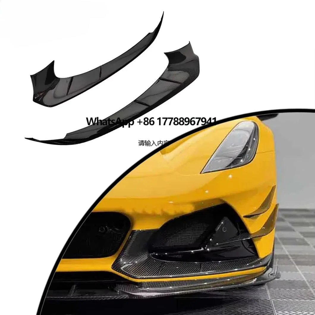 

Front Bumper Lip Car Front Vent Splitter for Lotus Emira Dry Carbon Fiber Body Kits