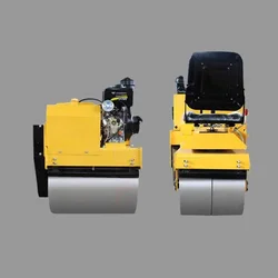 2023 High Quality Baby Compactor Diesel 720kg Ride on Road Double Drum Roller