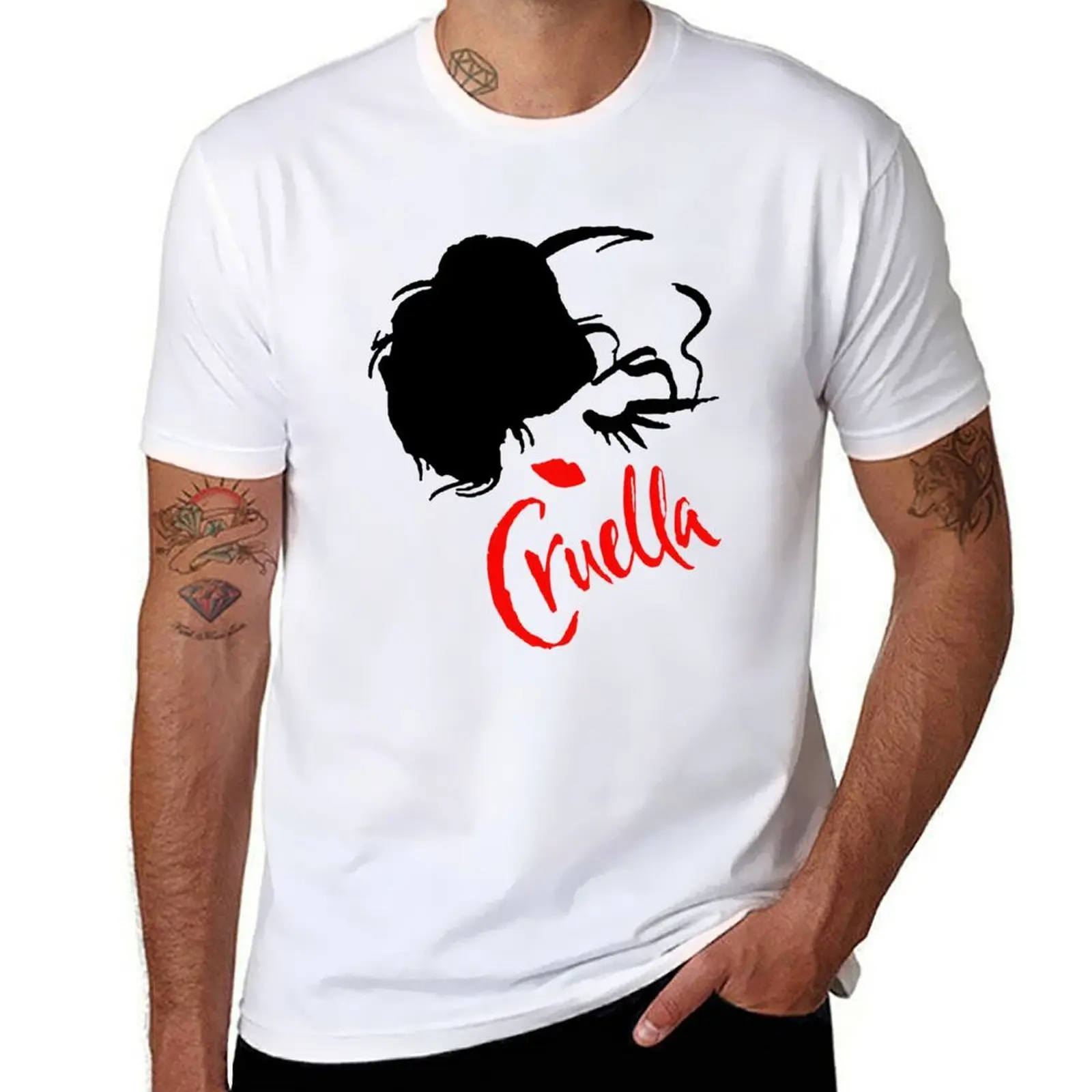 

Cruella movie T-Shirt t shirts for man pack cotton t shirts for man graphic vintage T-Shirt