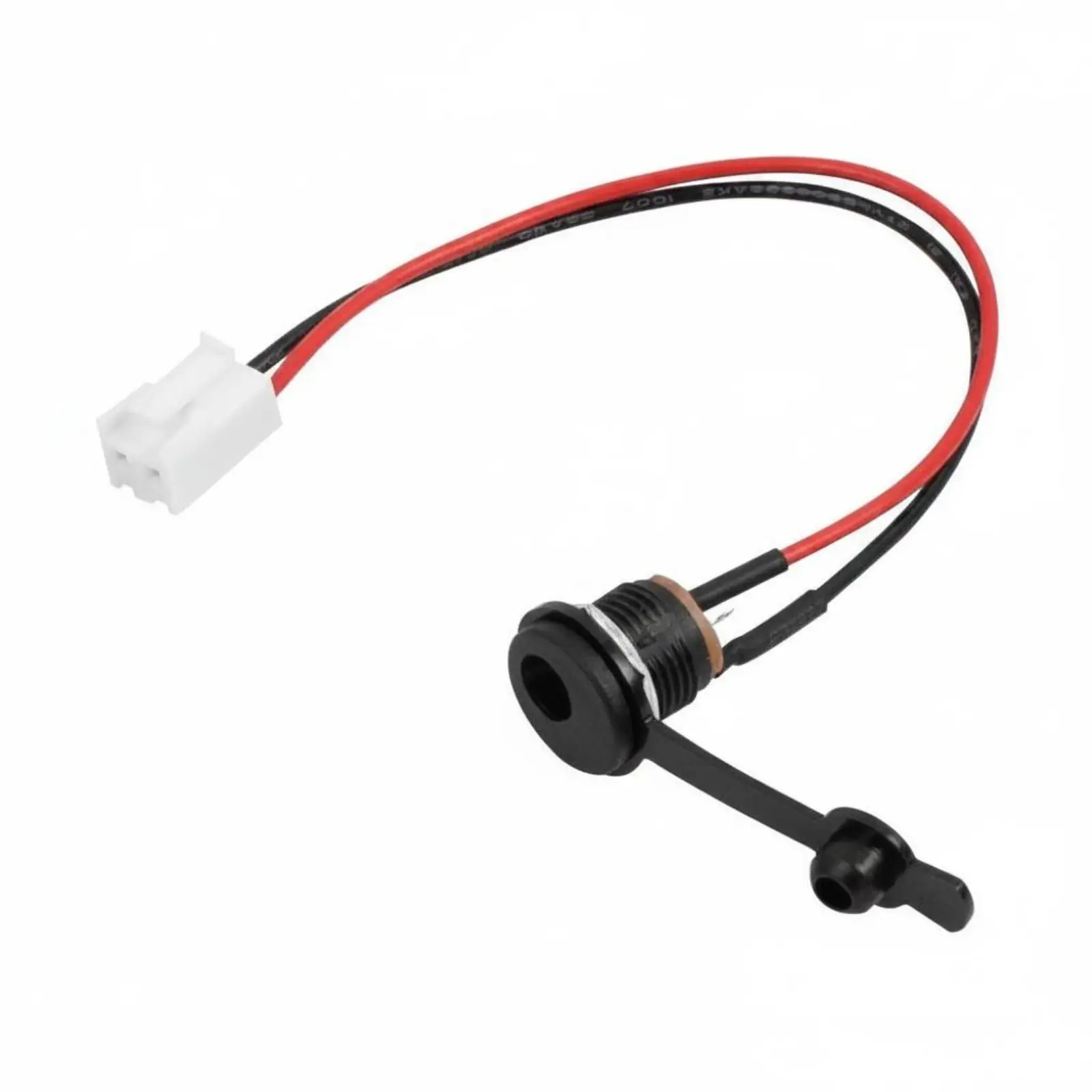 Port de charge CC pour trottinette électrique, facile à installer, avec couvercle, prise de remplacement pour accessoires de vélo et trottinette