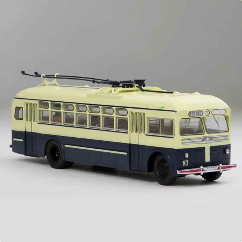 SSM 1/43 Scale Mtb-82d Trolley Bus Alloy Simulation Car Model Classics Adult Collection Souvenir Gift Static Display