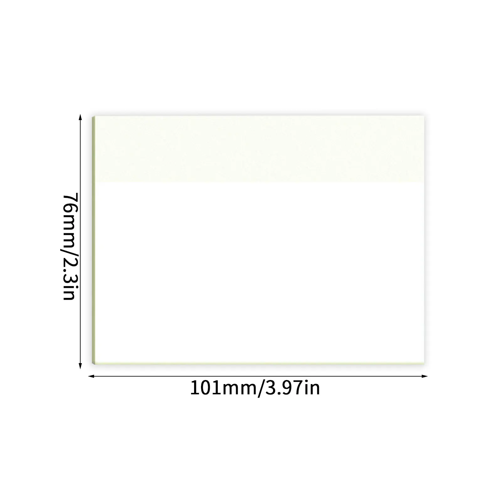 Clear Sticky Notes 50 Vellen Zelfklevende Clear Sticky Notes Zelfklevende Transparante Memo Note Pads School Kantoor levert