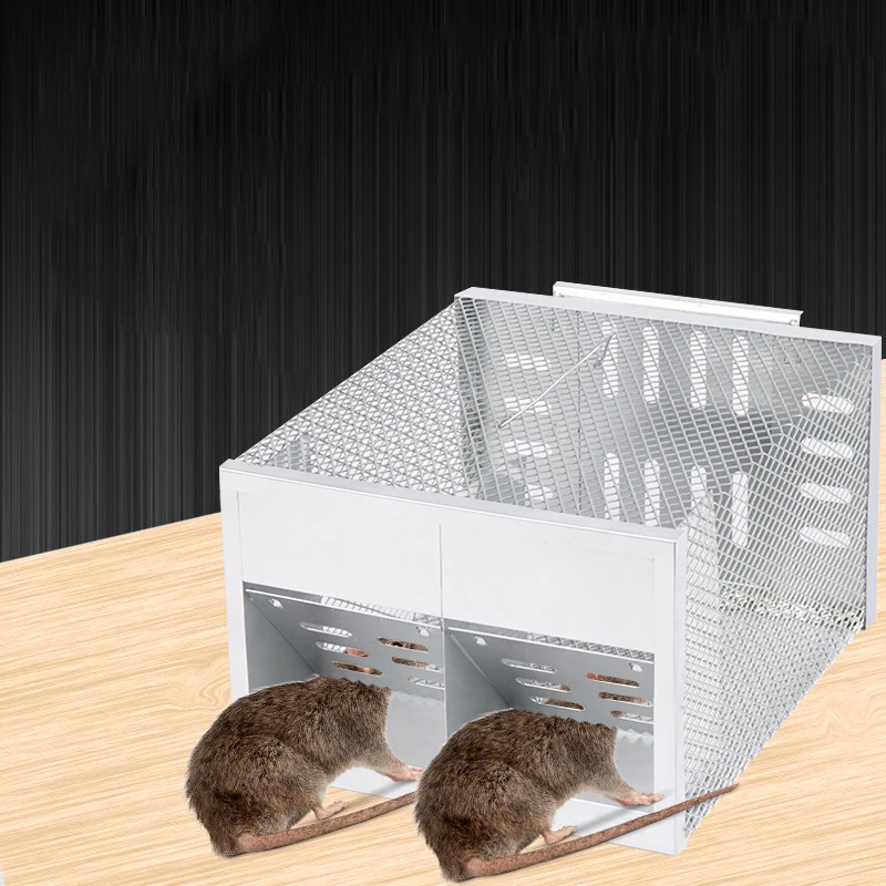 [MOA]High Efficiency Mousetrap Automatic Continuous Cycle Mouse Trap Home Garden Rat Catching Artifact Safe And Harmless Catcher