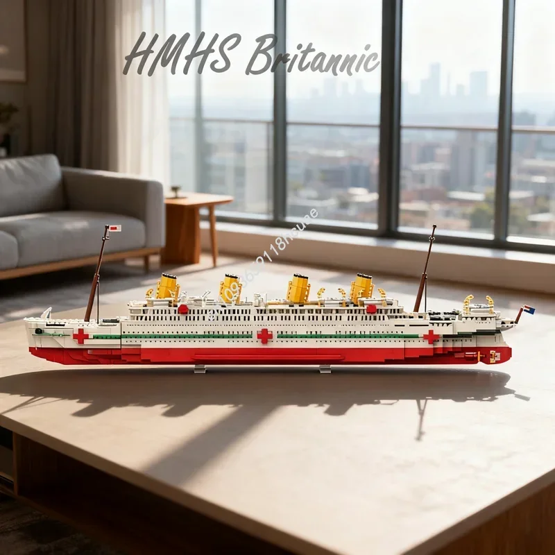3483pcs MOC HMHS Britannic Creatored Model Bouwstenen Speelgoed Architectuur Creatief Idee Onderwijs Kerstcadeaus Baksteen Kinderen