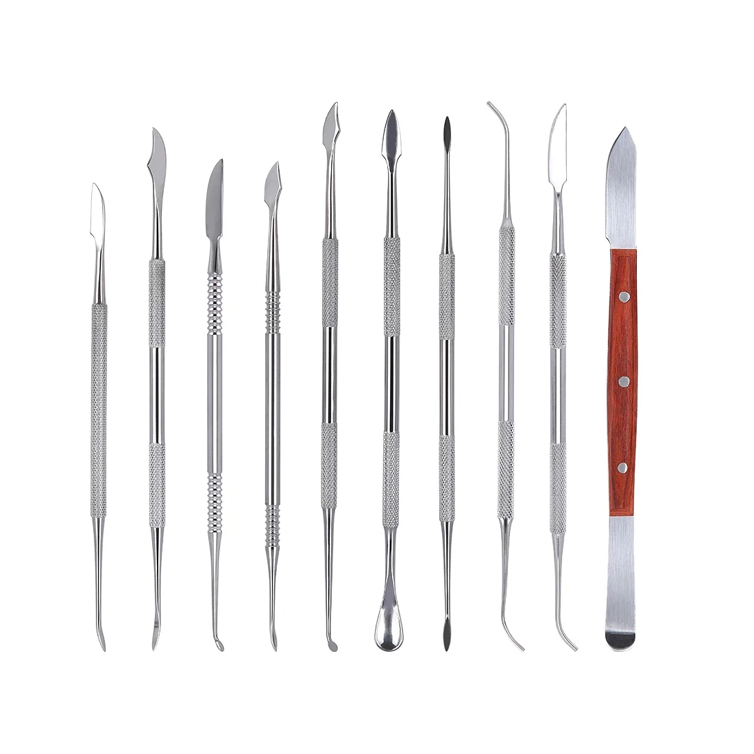 

Dental Spatula Plaster Knife Practical Stainless Steel Versatile Teeth Wax Carving Tool Set Dental Instrument Dentist Tools