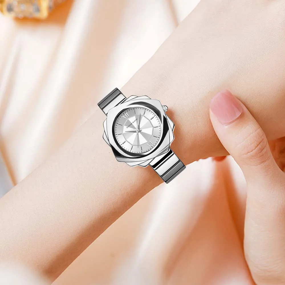 Hannah Martin Fashionable Women's Watch Casual Quartz Watch Minimalist Design Outdoor Waterproof Women's Watch