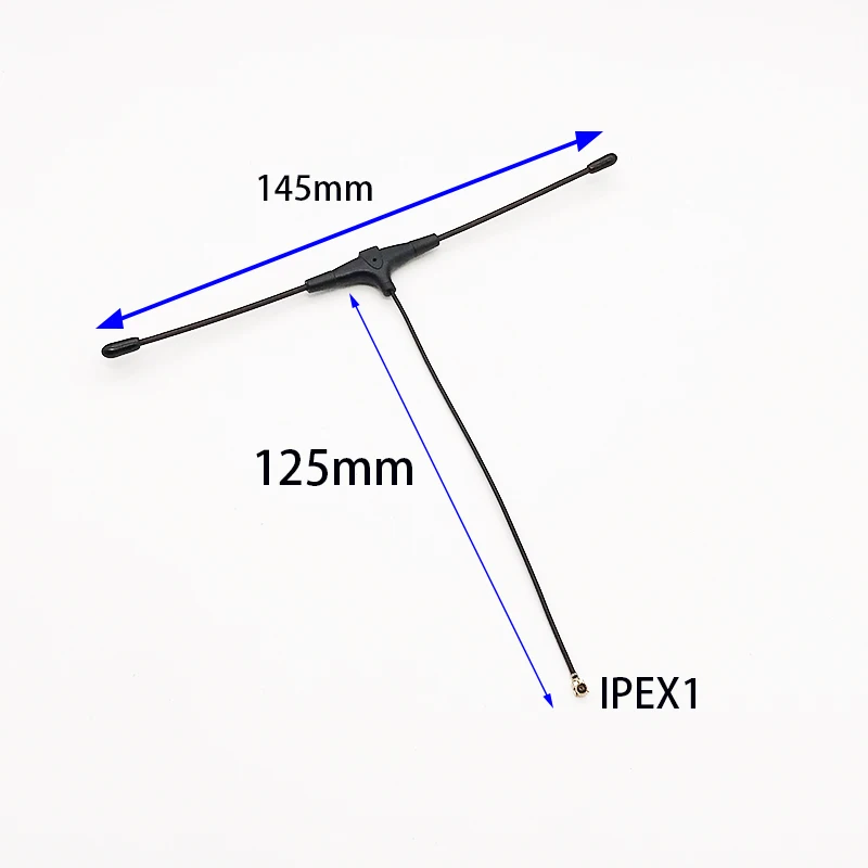 1pcs 915Mhz T-Type Micro Receiver Antenna IPEX1 IPEX4 for TBS Crossfire Nano FRSKY R9mm R9MX FPV Drone ELRS Nano Receiver