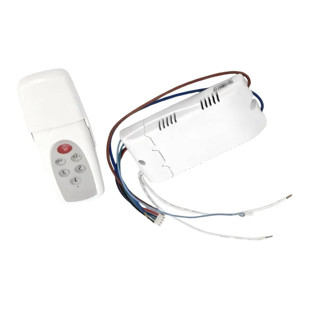5 Channel RGB Remote Control Switch for For ceiling Lights No Installation Wiring Needed White Plastic Housing