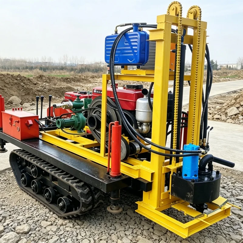 Customized Small water well drilling rig, small drilling equipment, best-selling drilling rig, survey drilling machine