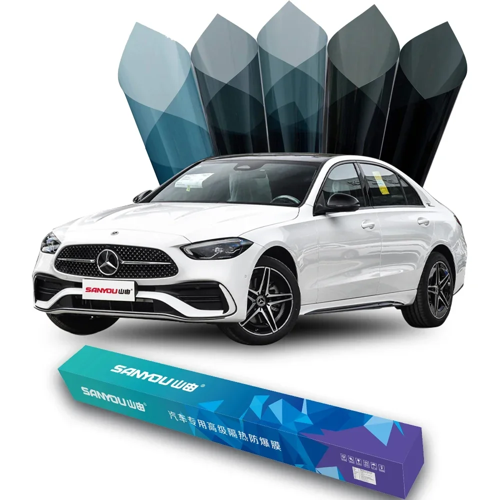 vlt  Vlr car uv window film black tint film for car window