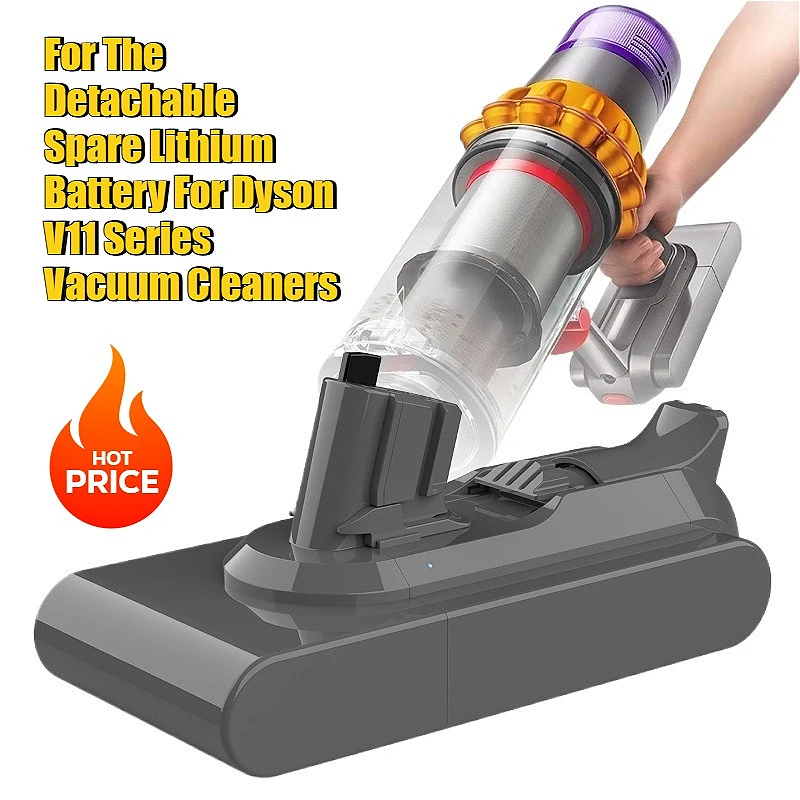 

For Detachable Spare Lithium Battery for Dyson V11 Series Vacuum Cleaners