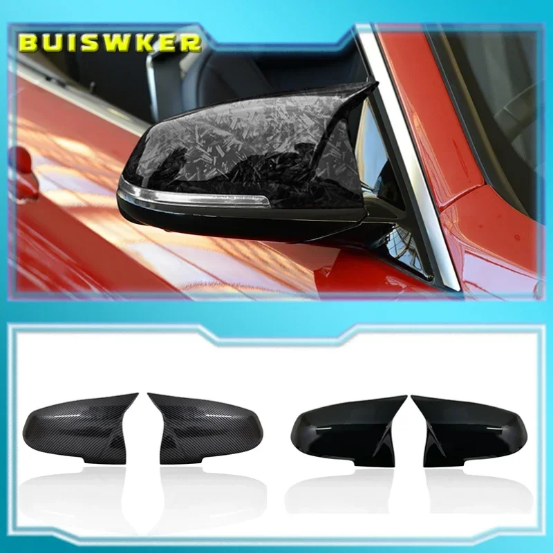 Für BMW Serie 1 2 3 4 F20 F21 F22 F30 F32 F36 X1 F87 M3 Rückspiegelabdeckung Seitenflügel Rückspiegelgehäuse Ersatzabdeckung