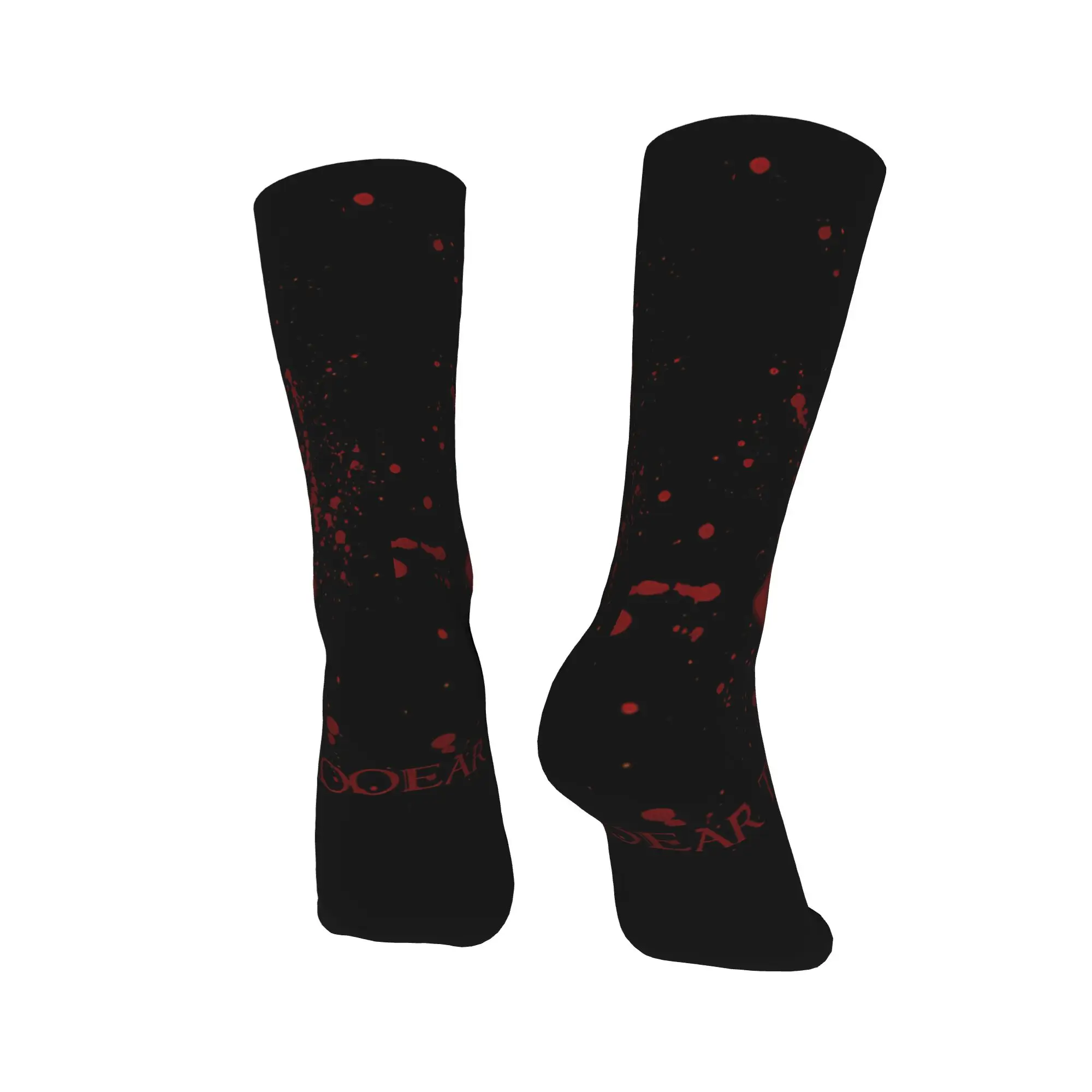 Hunter Bloodbornes   Stockings  Gothic Socks Adults Men Soft Breathable Socks Autumn Running Printed Non Slip Socks Gift view 4