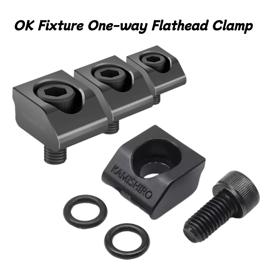 Adjustable Seagull Clamp One-way Flathead Clamp Mini Vise Multi Station CNC Machining Center Integrated OK Fixture M6 M8 M10 M12