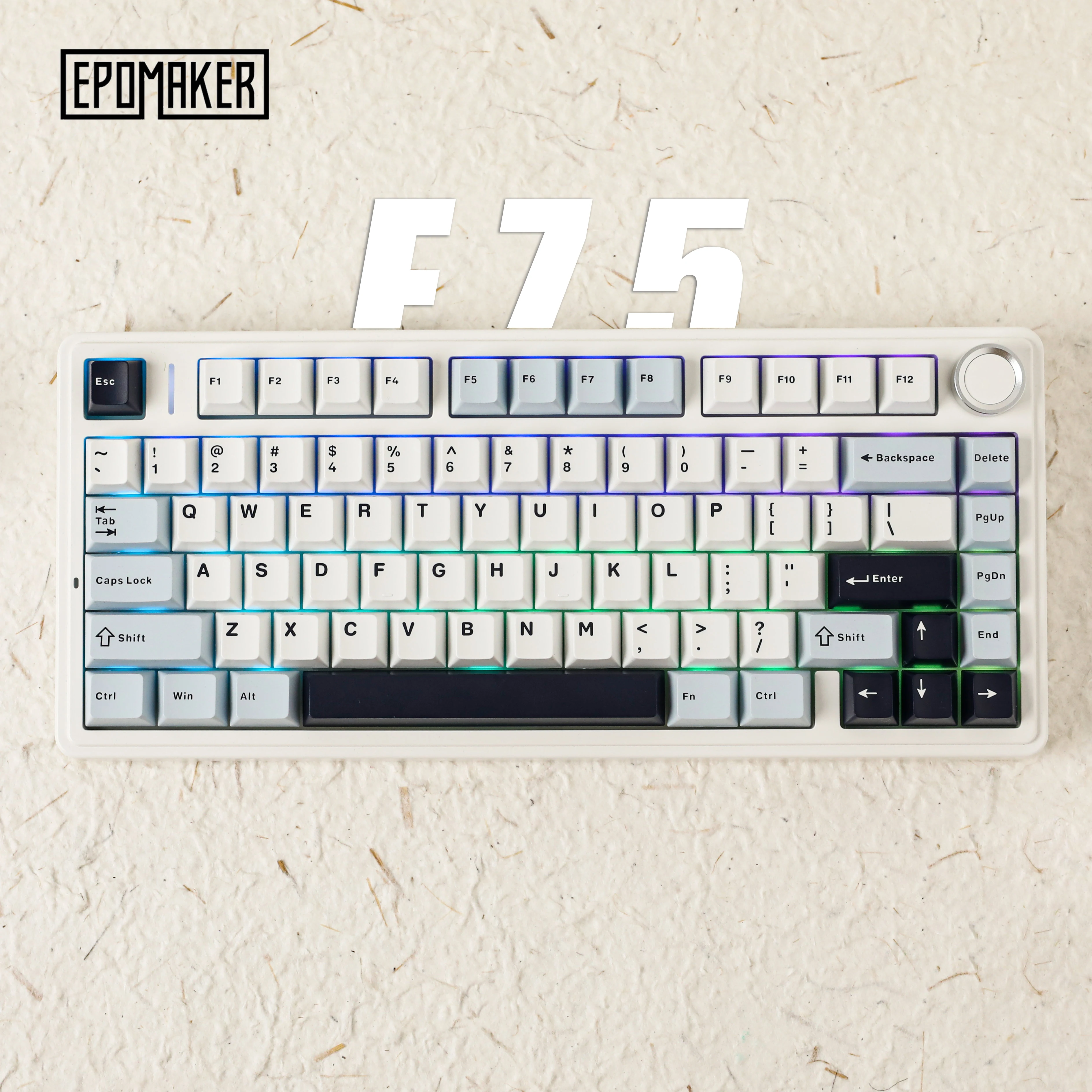 

2024 EPOMAKER X AULA F75 75% прокладка Беспроводная индивидуальная механическая клавиатура Lekker Switch Клавиатура Игровая механическая клавиатура