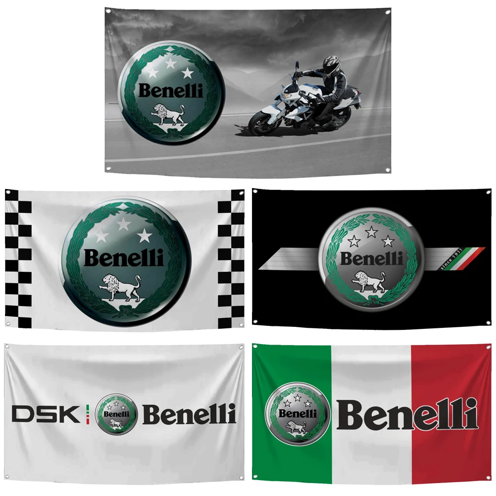 2×3ft 3×5ft Benellis Flag Polyester Digital Printed Racing Car Banner Tapestry Curtain For Decor