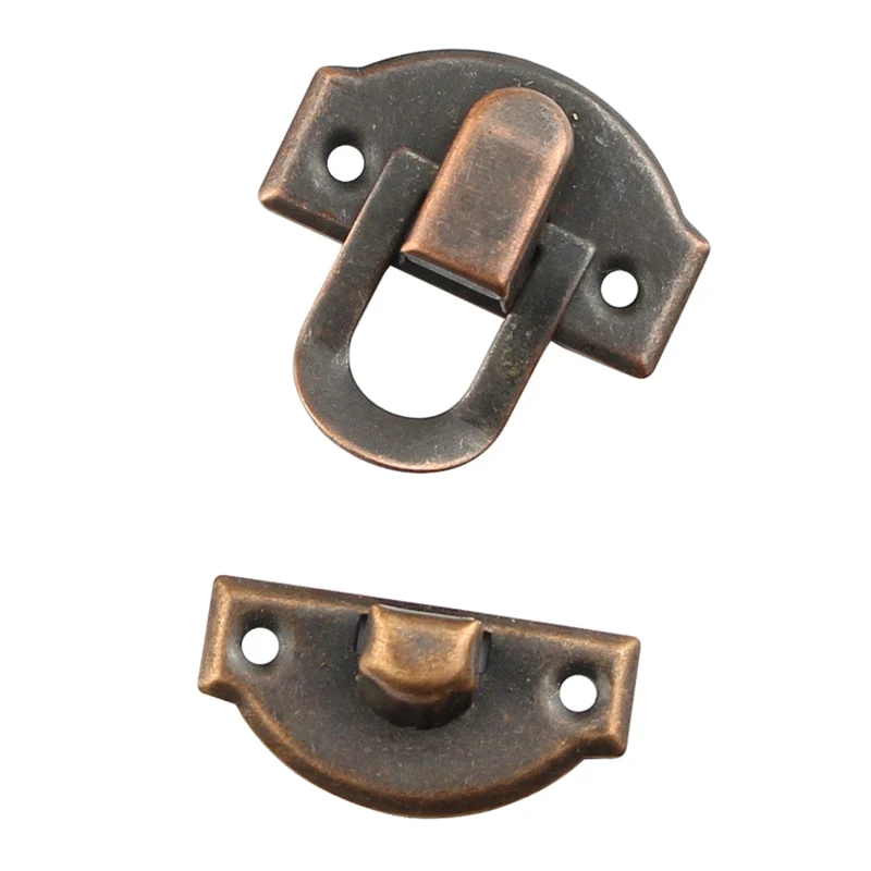 10Pcs chiusure antiche con chiusura in ferro chiusure per portagioie fibbia per valigia fibbia con fibbia chiusura a Clip chiusura per scatola di vino in legno