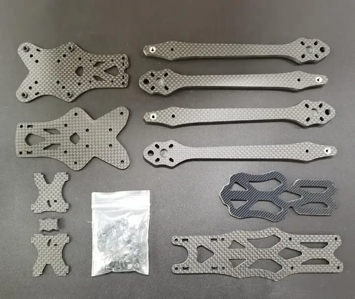 kit-de-estrutura-de-quadcopter-em-fibra-de-carbono-de-7-polegadas-295mm-com-bracos-de-55mm-para-construcoes-impulserc-apex-fpv-freestyle-rc-racing