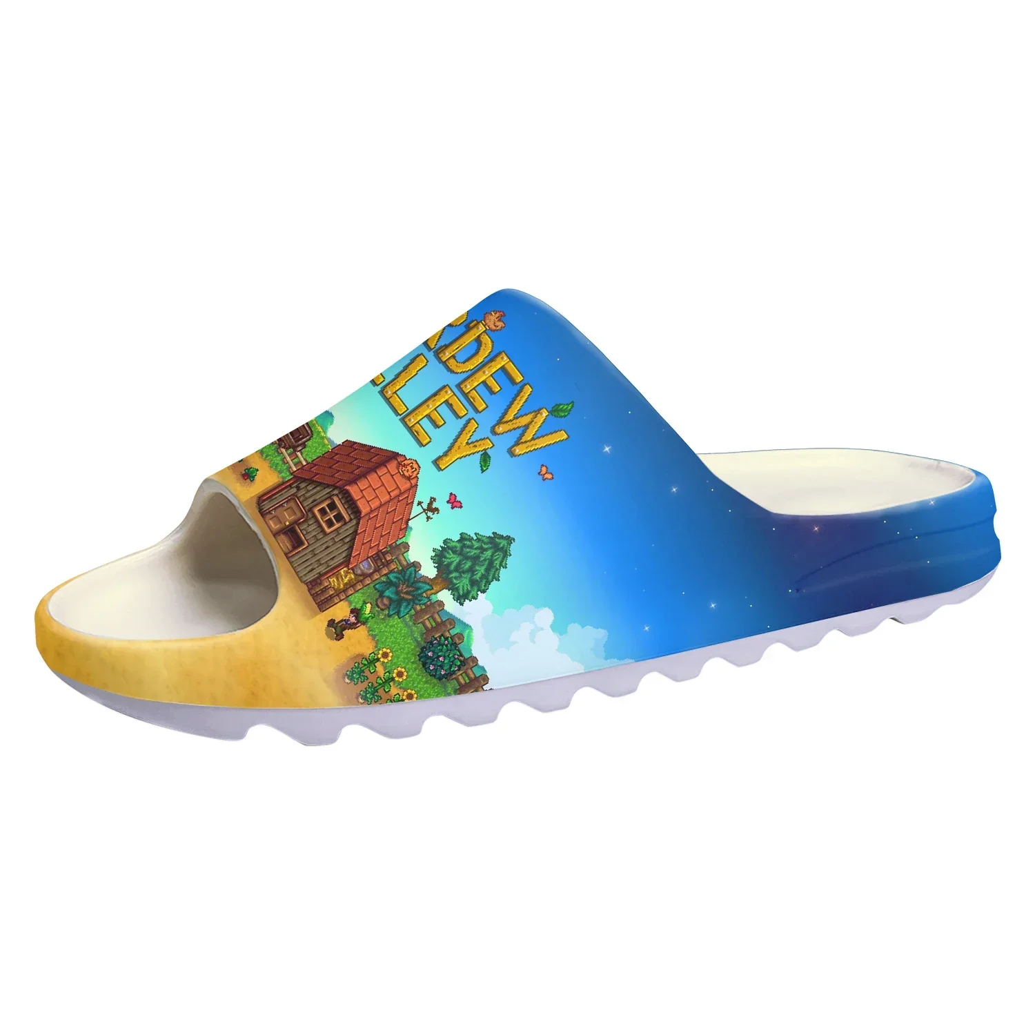 Stardew Valley Soft Sole Sllipers Hot Cartoon Game Mens Womens Teenager Fashion Home Clogs Custom Water Shoes on Shit Sandals