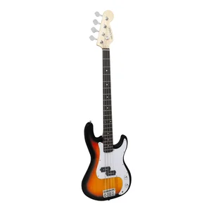 Electric Slade-Bass with Amplifier, 4 strings, 20 trauts, rosewood fingerboard, beige neck, new 10 Main Low Electric Sales - №7