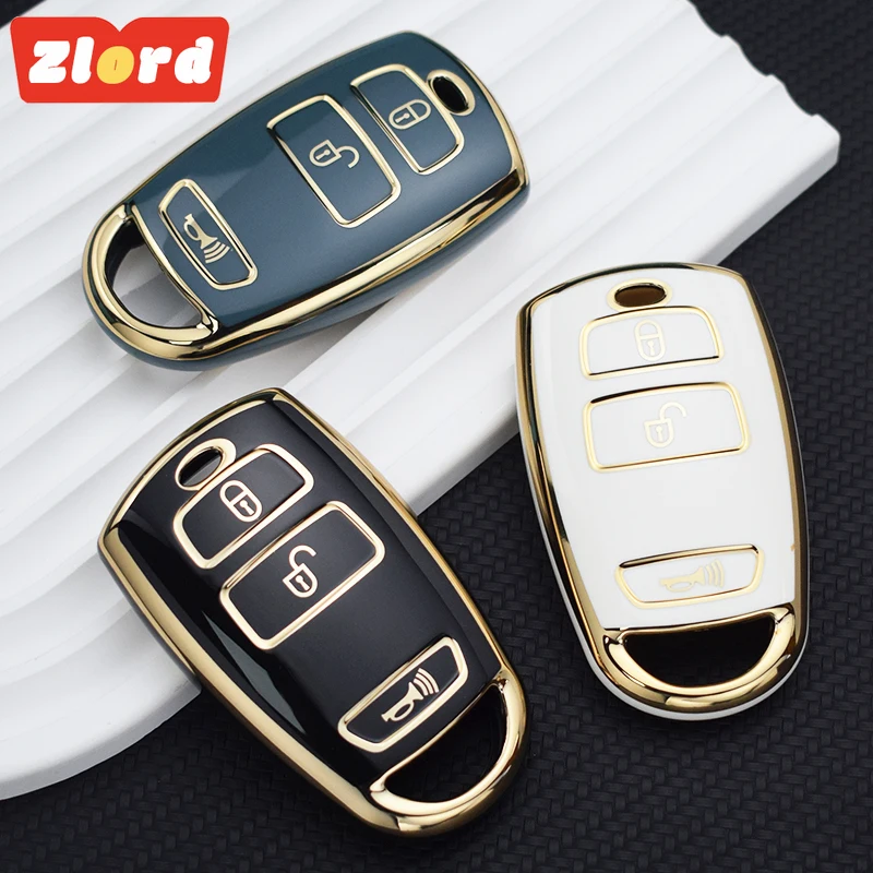 

TPU Car Remote Key Shell Fob Holder For Kia Grand Carnival Sedona Car Key Case Cover Keychain Protector Accessories