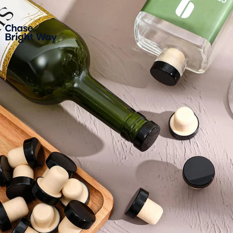 10Pcs T Shaped Cork Stoppers for Wine Bottles Durable for Tastings and Wine Collection Storage