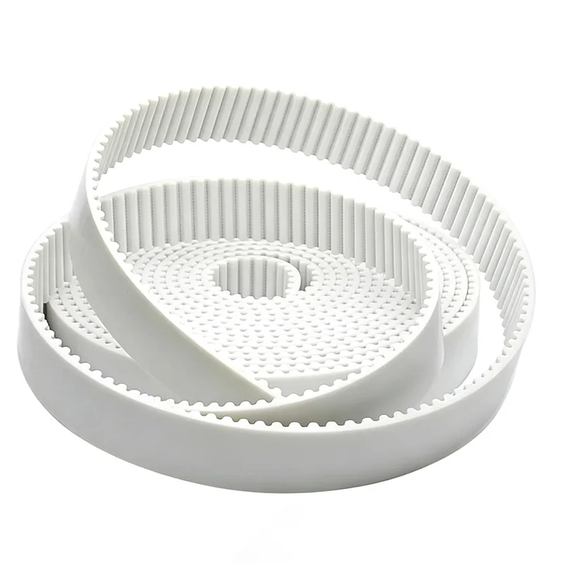 1M 2GT 3M 5M 8M S2M S3M S5M S8M White Polyurethane PU Open Belt Steel Core Belt Open Ended Transmission Conveyor Machine Belts