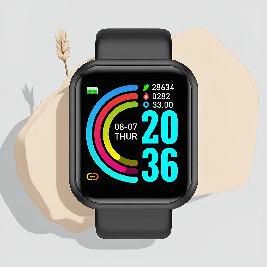 

Умные часы Bluetooth для мужчин и женщин с подключением к телефону и управлением музыкой