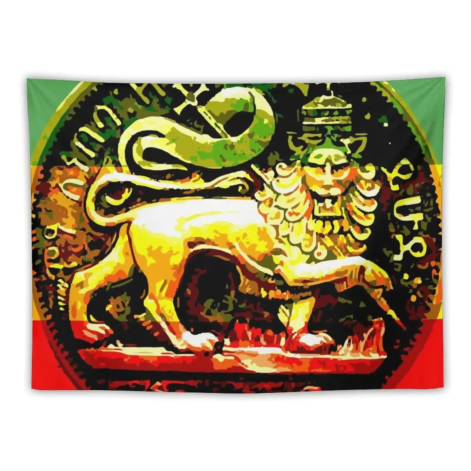 Jah Rastafari Ancient Lion of Judah Design Tapestry Room Ornaments Home Decor Accessories Tapestry