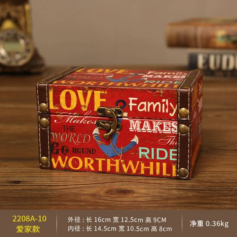 

Настольный беспорядок, винтажный британский стиль, ювелирные изделия, антикварный бытовой деревянный футляр для хранения, декоративный орнамент