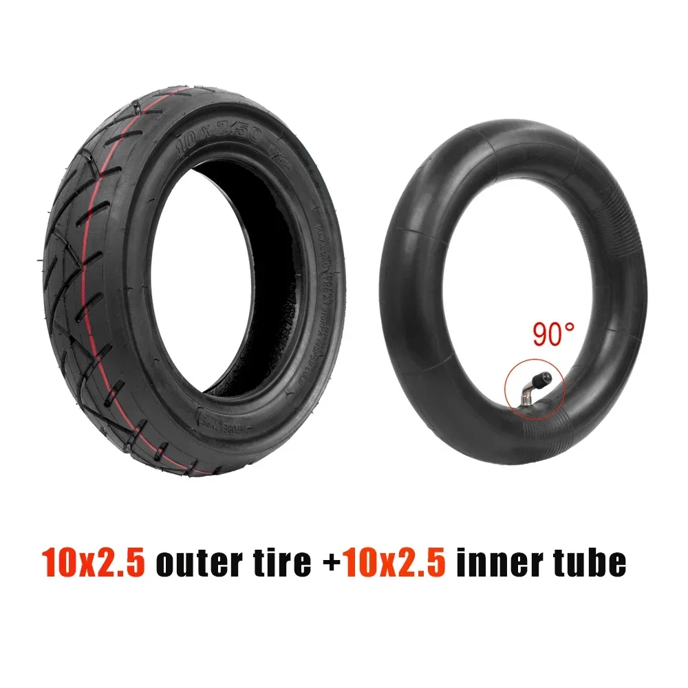 10 بوصة 80/65-6 10X3 إطار طريق المدينة للطرق الوعرة لـ Speedual Grace 10 لـ Zero 10X لـ Kugoo M4 Pro E-Scooter 10x2.50 الأنبوب الداخلي