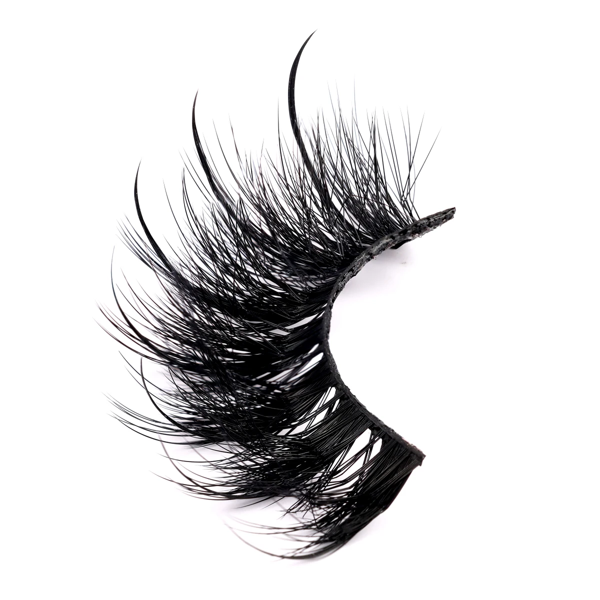 Wet Lash Spikes Volume Fluffy Full Strip Lashes Make-up-Zubehör Faux Mink Eye Lashes Vendor Wet Manga Lashes Falsche Wimpern