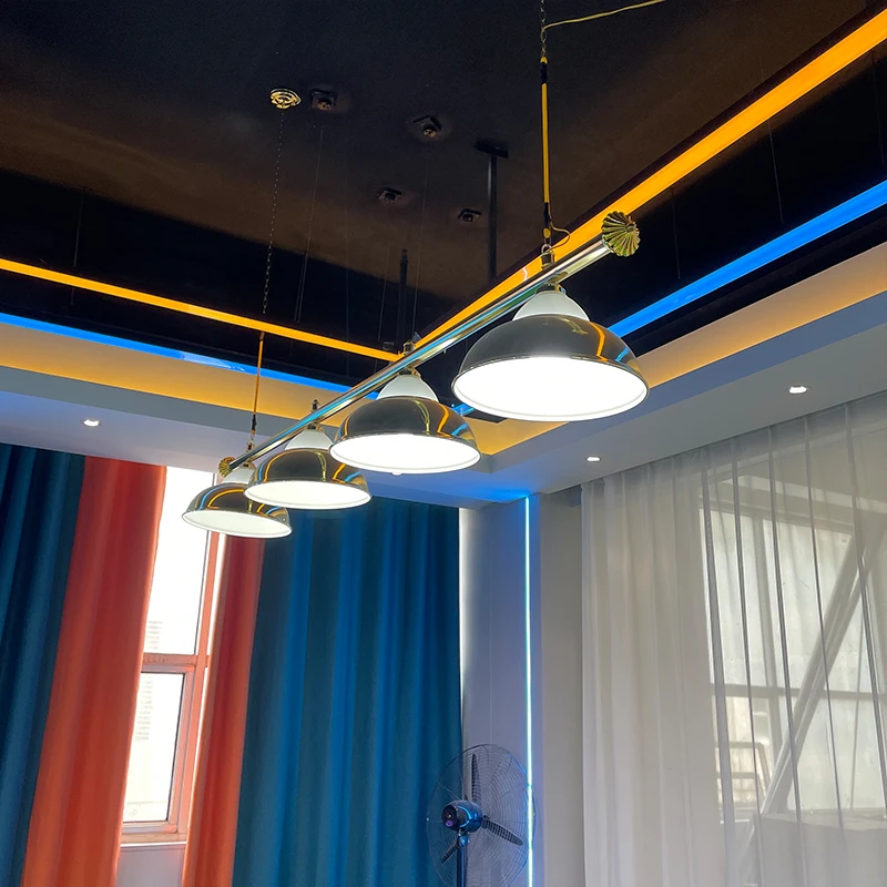 2025 High Quality LED 220v Pool Table Light Lamp Super Bright Billiards 9ft Pool Table Snooker Table Pendant LED Light