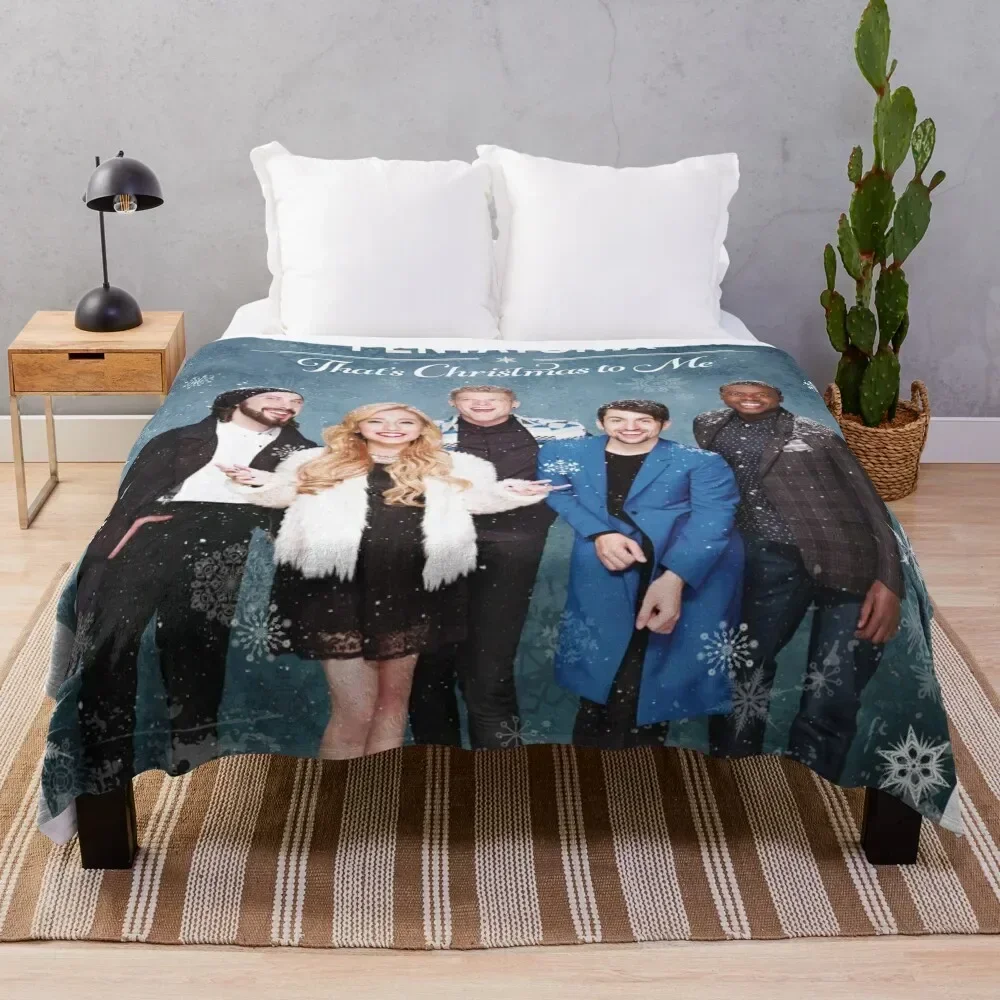 snow pentatonix weather Throw Blanket Flannel Fabric heavy to sleep Soft Beds Blankets