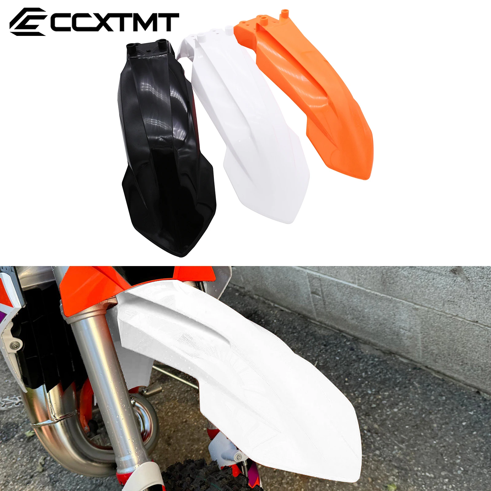 Motorcycle Front Fender Mudguard For KTM 65 SX SXF XC XCF EXC EXCF 2016-2025 Universal Plastic Plate Motocross Modified Parts