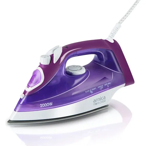 Arnica Flora Ceramic Soleplate Ironing 2000 W (Purple/White)