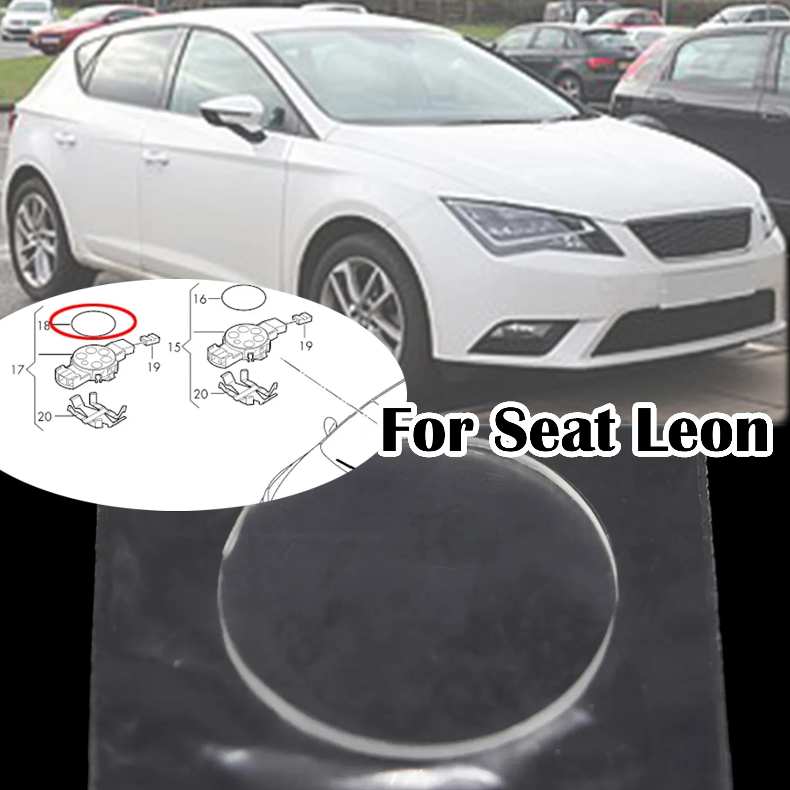 

Rain Light Sensor Gel Pad For Seat Leon III MK3 5F Adhesive Film Silicone Cushion Windscreen Chip Repair Kit Multi-Purpose Tape