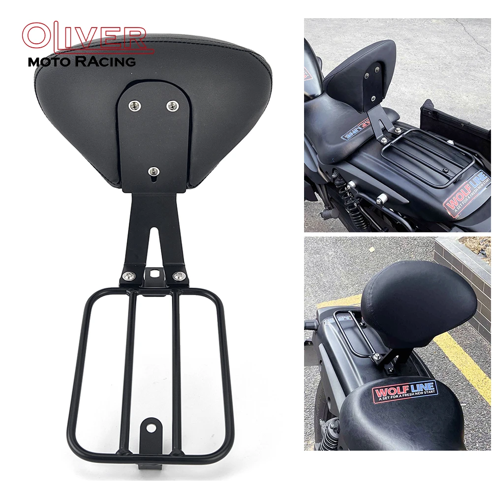 For Kawasaki Eliminator 500 Driver Back Rest Mount Hardware Backrest Eliminator500 Rear Luggage Carrier Support Holder Bracket