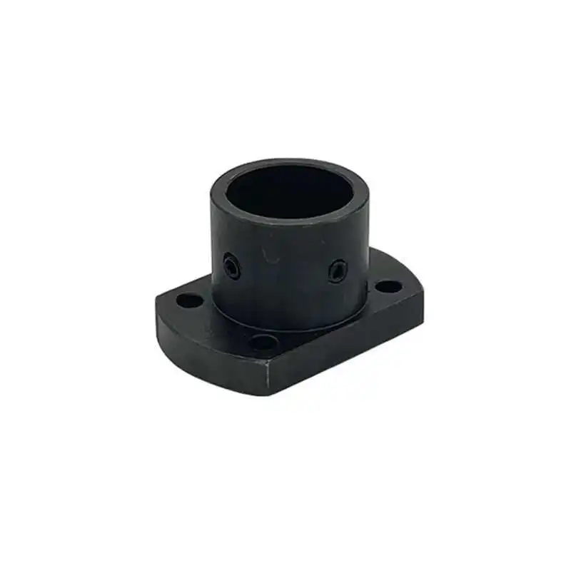 Guide shaft seat Optical shaft bracket Round seat Flat flange Installation 45 steel 6 8 10 12 15 16 20 25 30 35 40 50