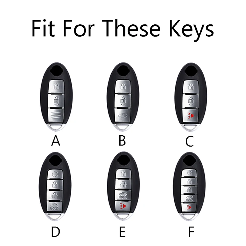 Car Key Case Cover Shell for Nissan Qashqai X-Trail Versa Maxima Altima Rogue Murano Juke Tiida Infiniti FX35 QX60 Accessories