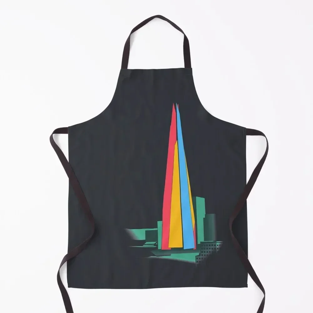 

THE SHARD - RENZO PIANO Apron Camping for kitchen useful Funny For Men Apron