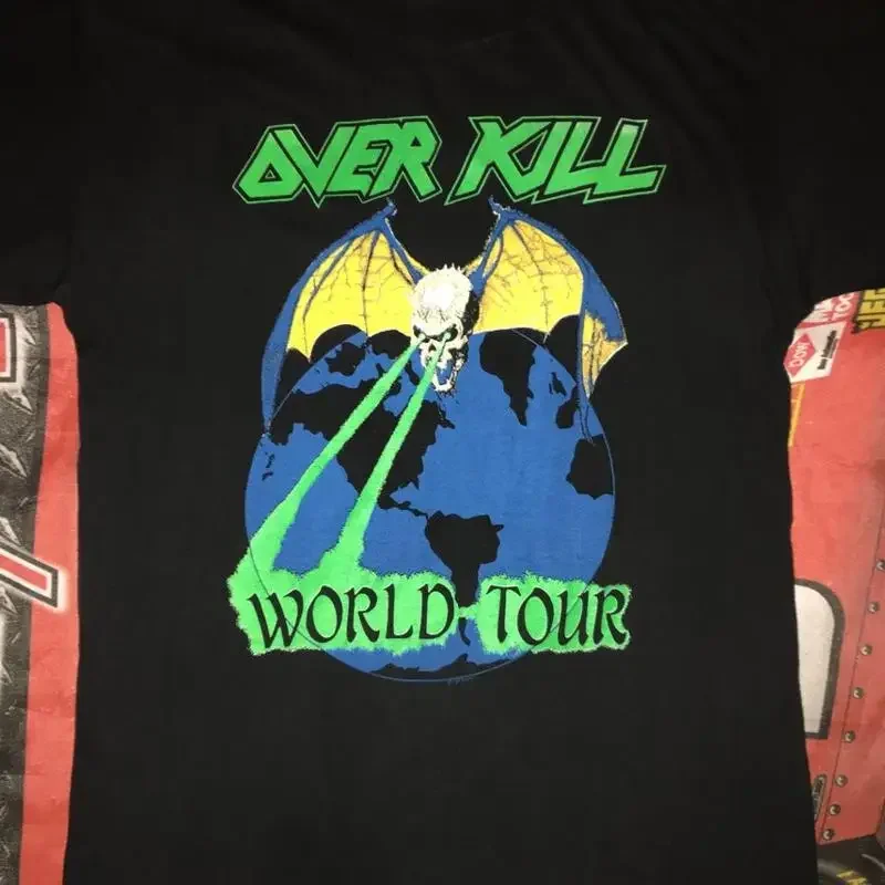 Overkill 1989 Tour Cotton T shirt All Sizes