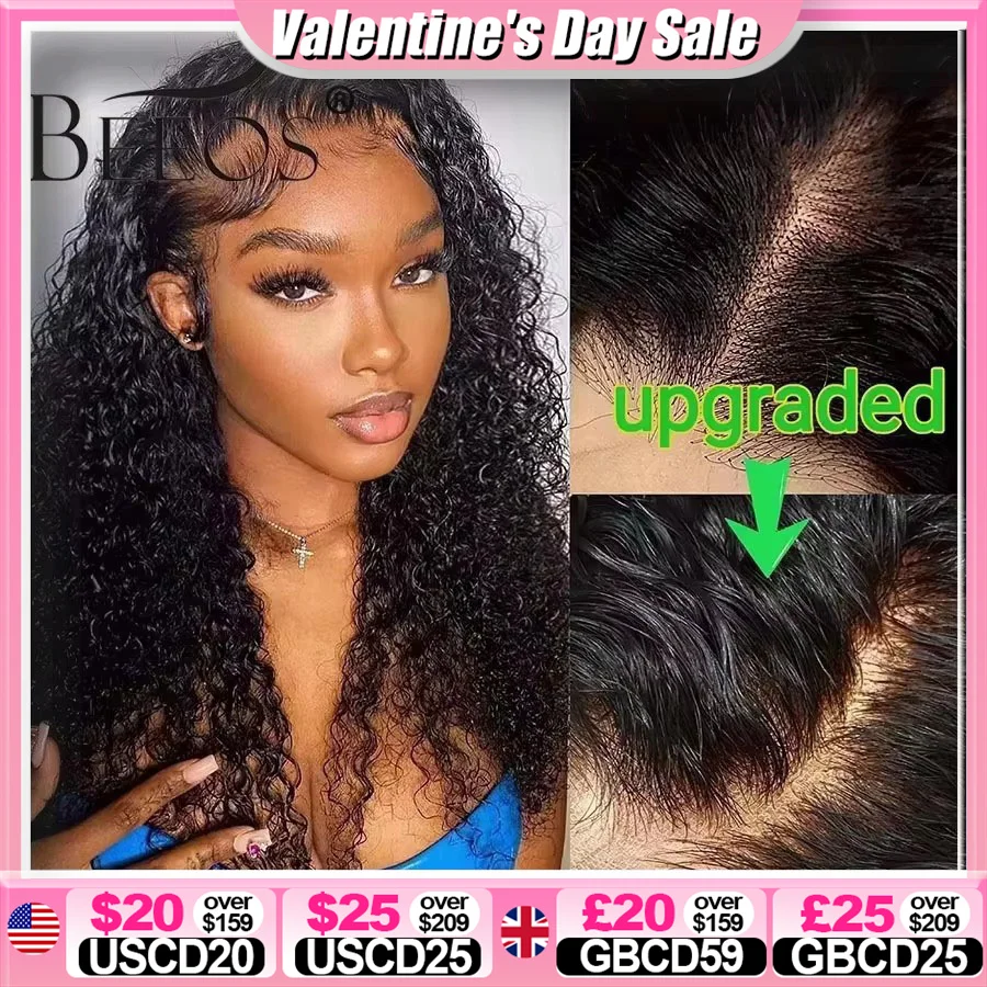 

Модернизированные 2,0 крошечные узелки BEEOS, 13x6, парики на сетке высокого разрешения с полным фронтальным рисунком, парики на сетке высокого разрешения, волнистые парики 5x5 13x4 Для Женщин