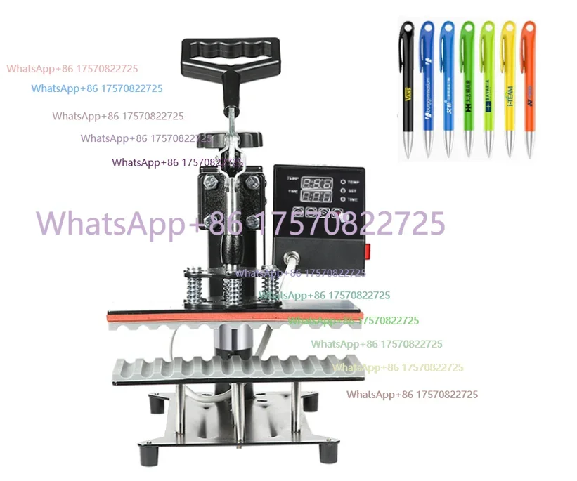 12 Station Heat Transfer Hot Stamping Pen Machine Printing Advertising Ballpoint LOGO Transfer Hot Heat Press  Machine