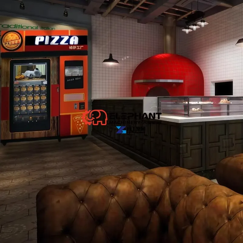 Smart Parcel Delivery Locker Pizza Vend Machine Coin Operated Trading Card Self-service Pizza Vend Machine Cook Supplier