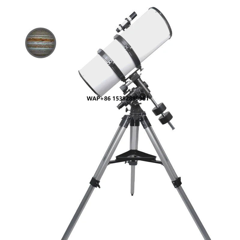 

Eyebre 800203 White Professional Telescope Equatorial Newtonian Reflector Telescope for the Star Telescope Astronomical