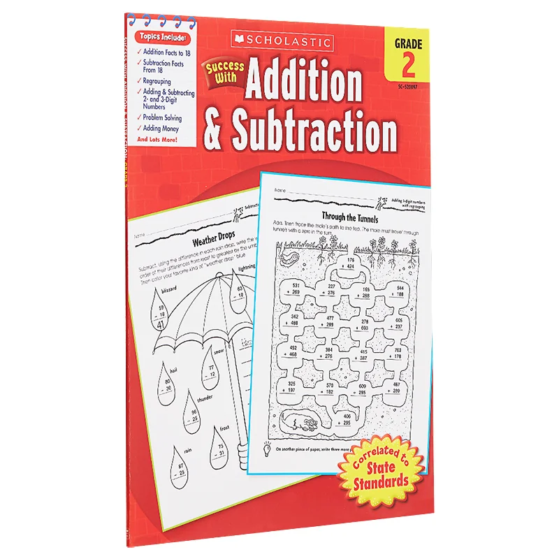 

Scholastic Success With Addition Subtraction Grade 2 Scholastic SCHOLASTIC US 9780545200974 Book